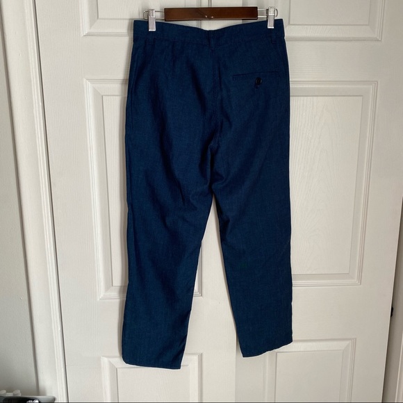 COS NAVY HIGH RISE TROUSERS - Picture 6 of 12